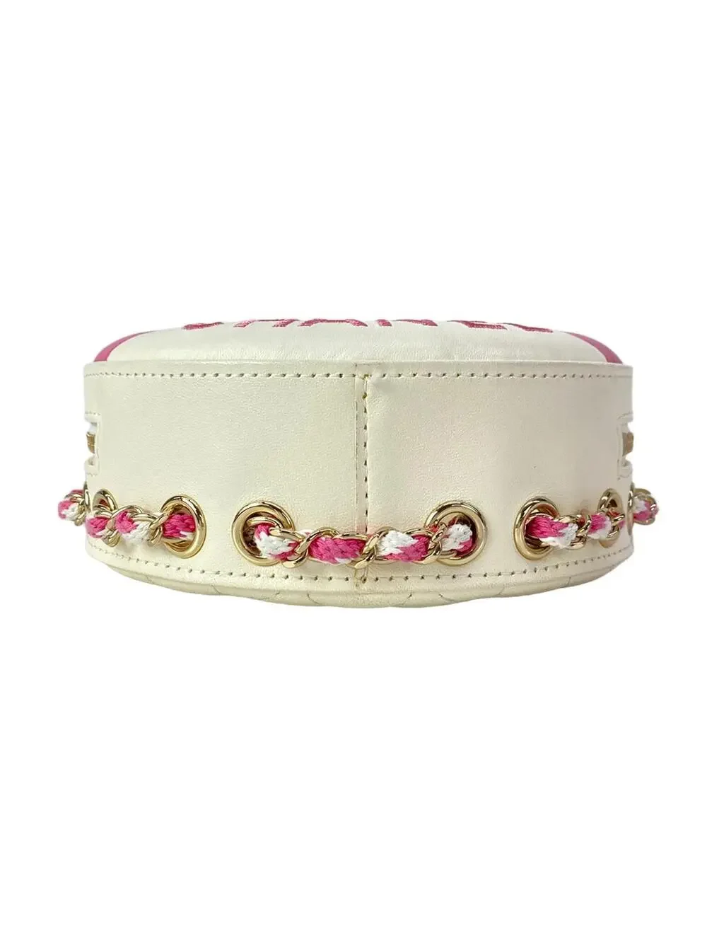 Chanel Cream Pink Clear Lambskin Vinyl #305537C22B